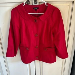 Women’s very nice 4 button up quarter length sleeves